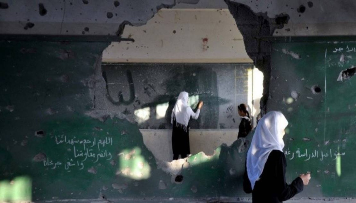 لننقذ تعليمنا... لننقذ غزة... لننقذ فلسطين (1/2)